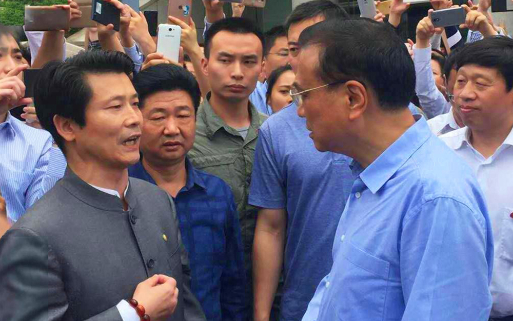 中共中央政治局常务、国务院总理李克强接见湖北j9游戏集团主席刘雁飞